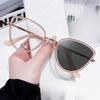 2 in 1  Photochromic Eyeglasses Cat Eye Anti Radiation Eyewear for Women Men