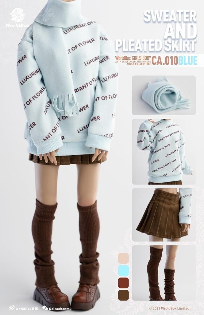 [TOYBARJAPAN] 16 Figure AccessoriesCompatible with TBLeague and Other Figures Worldbox CA010 Winter Bishoujo Skirt Stockings and Sneakers Set (body