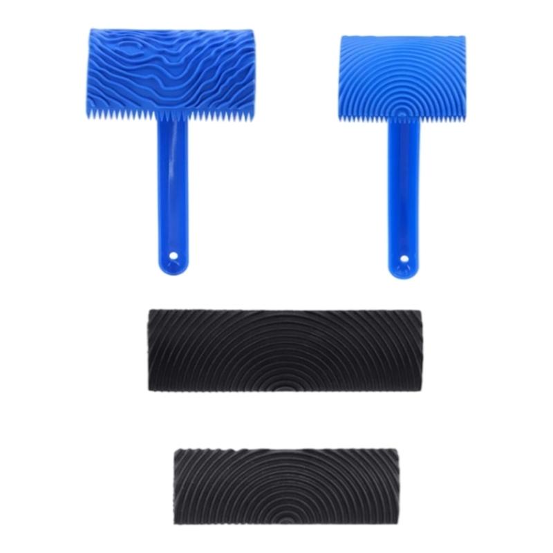 Multi Surfaces Pattern Paint Roller Professional Grade Coating Application Tool