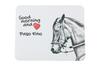 Paso Fino - Mouse Pad with Print, Personalized Pad with a Horse, Unique Gadget for an Office Worker from the Art-Dog Brand