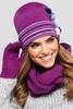 Colorado Youth Hat with Pompoms Fuchsia