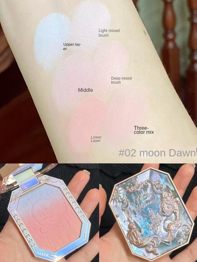 Flower Knows Gods Embossed Blush Purple Red Nude Natural Monochrome Rouge Matte Concealer Private Label Makeup Blusher