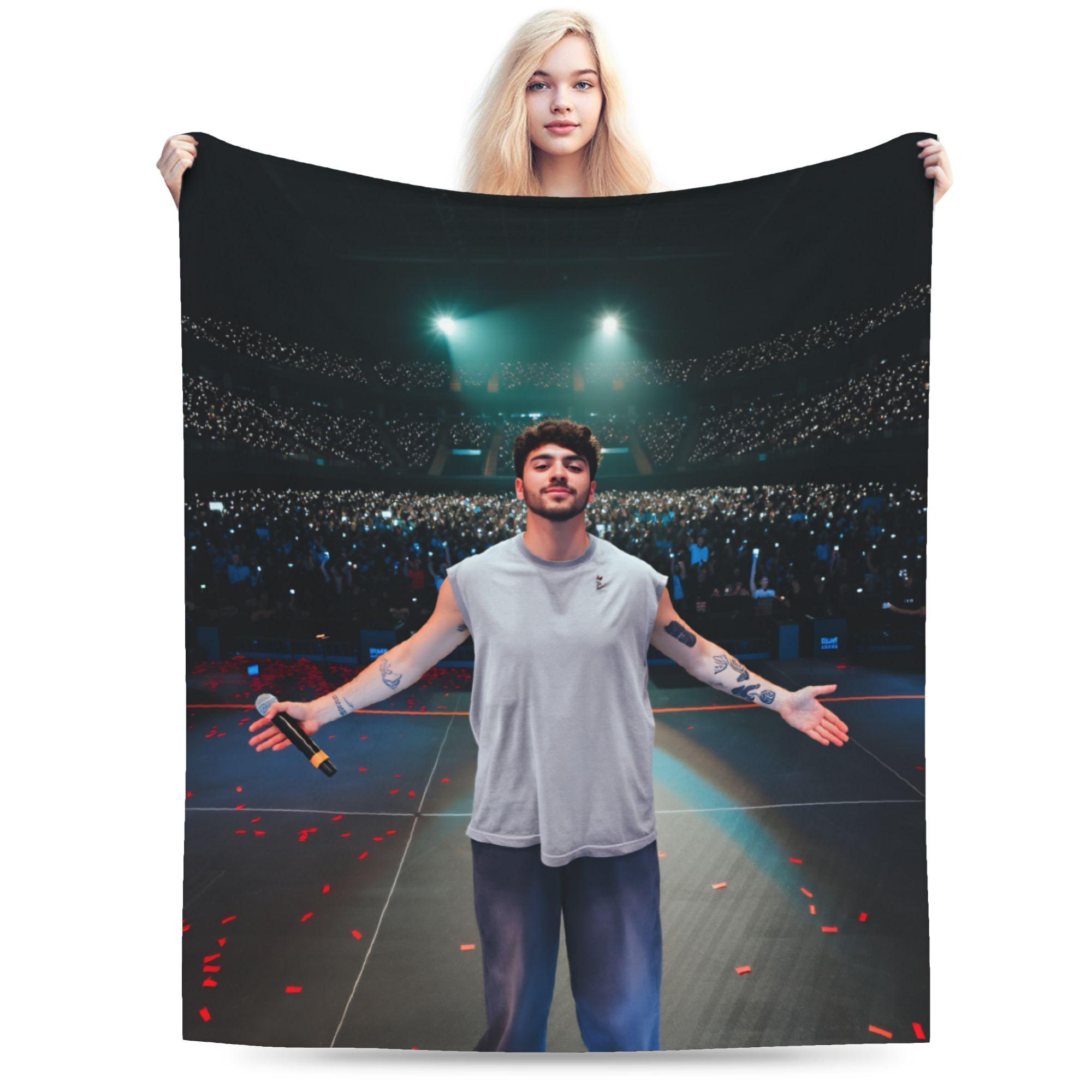 

Fede V-Vigevani Blanket Club Misterios Super Warm Fluffy Plush Throw Blanket For Children Home Decor Flannel Bedspread Bed Cover 30x40in