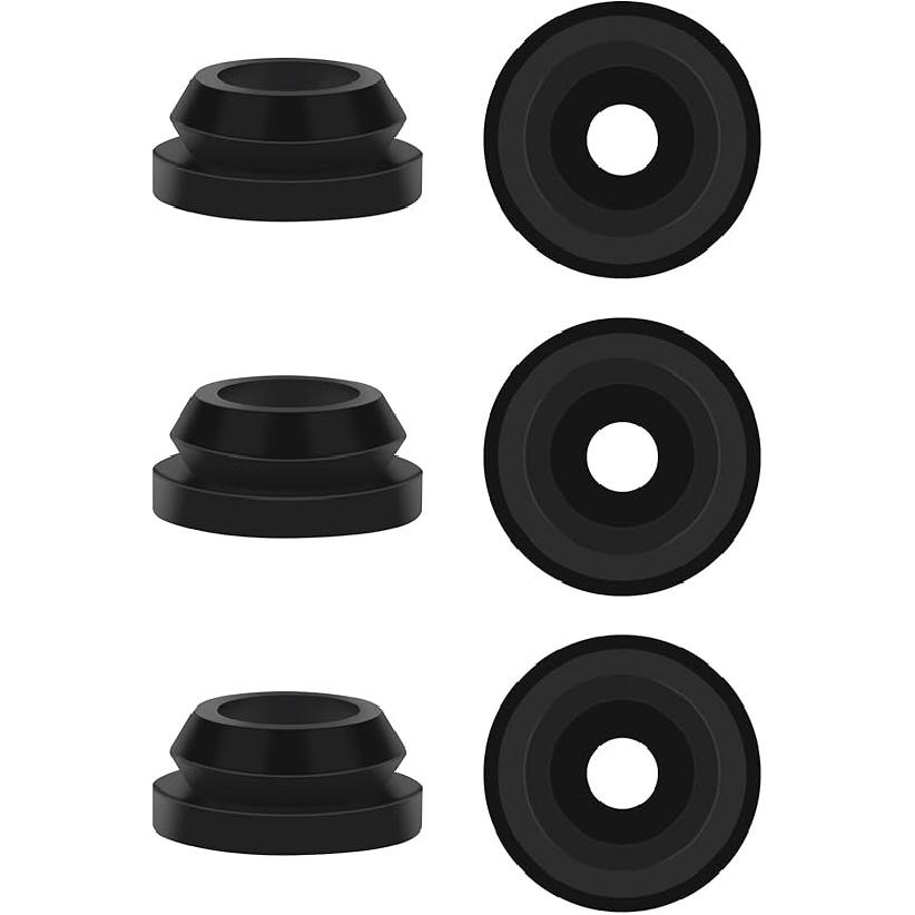 6 PCS RV Stove Top Grommets, Rubber RV Stove Top Grommets Kit for Magic Chef and for Atwood Stove Grates, Camper Stove Cover, for RV Camper Trailer 6 PCS