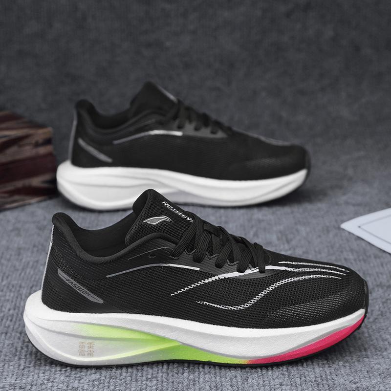 Feidian 5C High Quality 2025 Autumn and Winter Real Explosion + Carbon Plate Lightweight Sports Shoes Friction Sound Outdoor Running Shoes