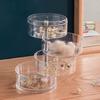 Practical Multilayer Clear Rotating Jewelry Box Case for Storing Displaying 3/4/5Tier Rotating Jewelry Holder Organizer
