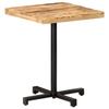 VidaXL Square Bistro Table 60x60x75 Cm Raw Mango Wood