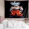 Dragon-Ball Print Tapestry, Backdrop, Easy Setup, Ideal for Bedroom, Office & Living Room, with Aesthetic Wall Hanging Decor.