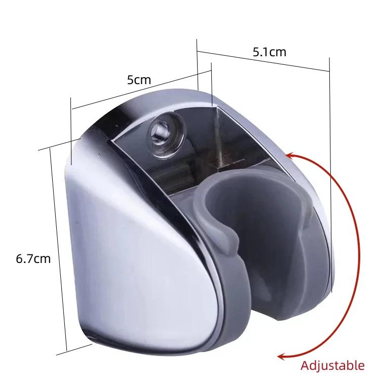 

Support de douche réglable en ABS, support mural rapide, base de fixation d arrosage, tête de pulvérisation, accessoires