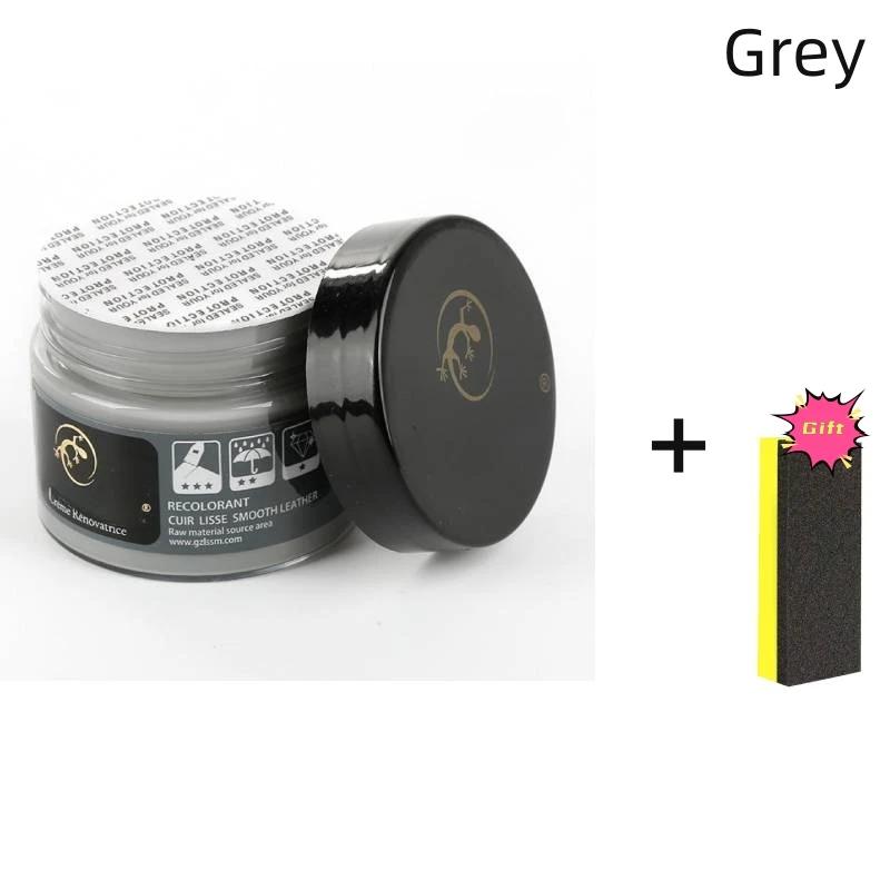 50ml Autopflege Flüssigleder Reparaturset Auto Komplementärfarben Paste Autositz Sofa Kratzer Risse Lackpflege Geschenk Schwamm