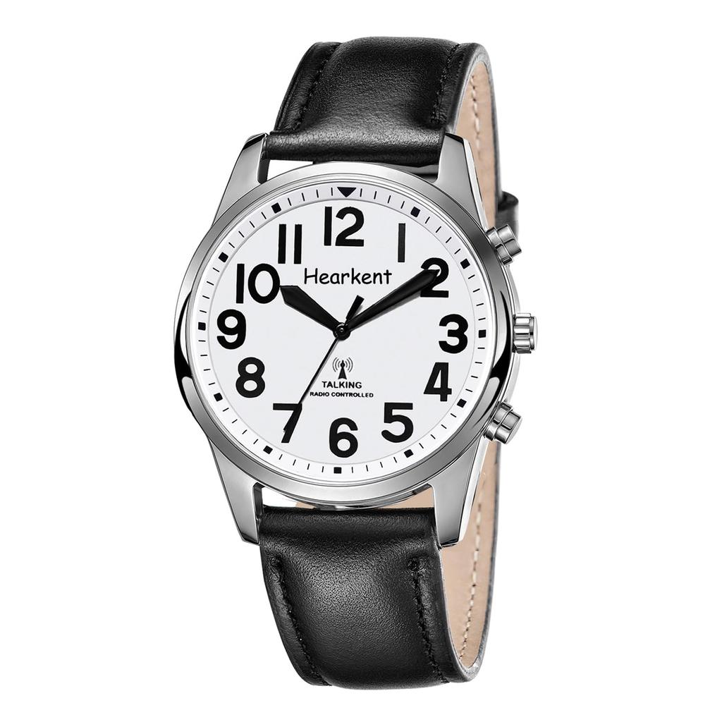 Hearkent Duże Cyfry Mówiący Modny Prosty Dla Niedowidzących Lub Osób Starszych Łatwy do Odczytania i Dokładny Czas Japoński Głos Nadawany Zegarek, Zegarek,