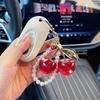 Yogodlns Cute Cherry Mini Backpack Hanging Handbag Pendant Bag Pendant Bags Accessories