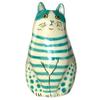 Creative Polka Dot Cat Vase Multicolor Hydroponic Flower Pot Tiny Animal Flower Vase  Home