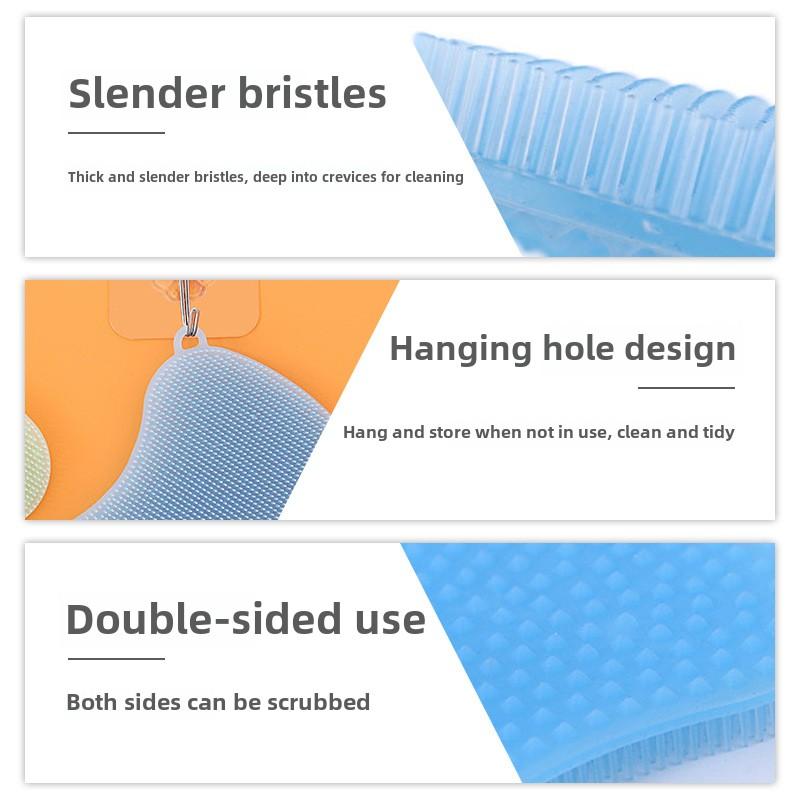 Life Artifact Silicone Brush Daily General Merchandise Decontamination Special Baijie Rag Silicone Dishwashing Artifact