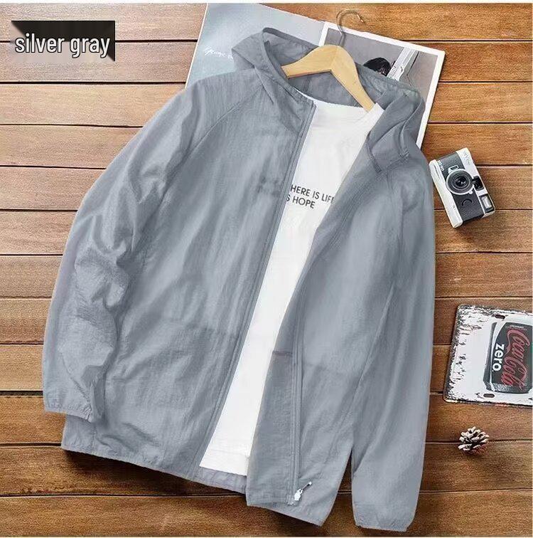 Unisex Summer UV-Protective Windbreaker: Breathable, Cool, Long-Sleeved Jacket for Outdoor Sun Protection
