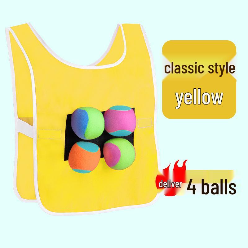 Parent-Child Indoor/Outdoor Velcro Ball Vest & Game Prop
