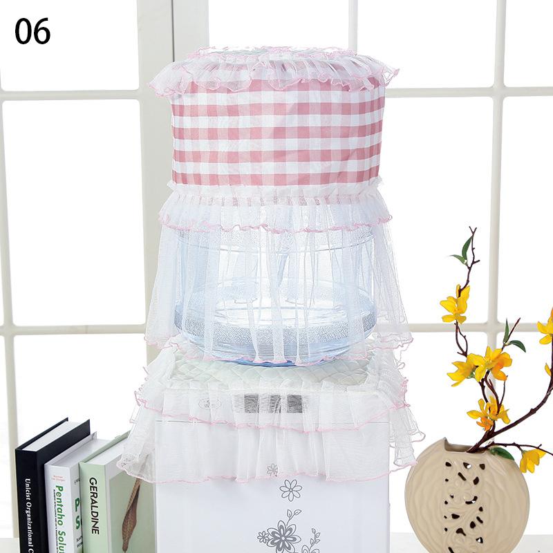 

Чехлы для диспенсеров для воды, кружевные вышитые чехлы для питьевых фонтанчиков, пылезащитный чехол, пылезащитный протектор, бытовые кухонные принадлежности