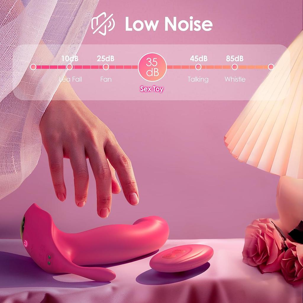 Wearable G Spot Dildo Vibrators Adult Sex Toys for Women or Men, App Remote Control Panty Mini Vibrator with 10 Quickly Wiggling And Vibrating Modes