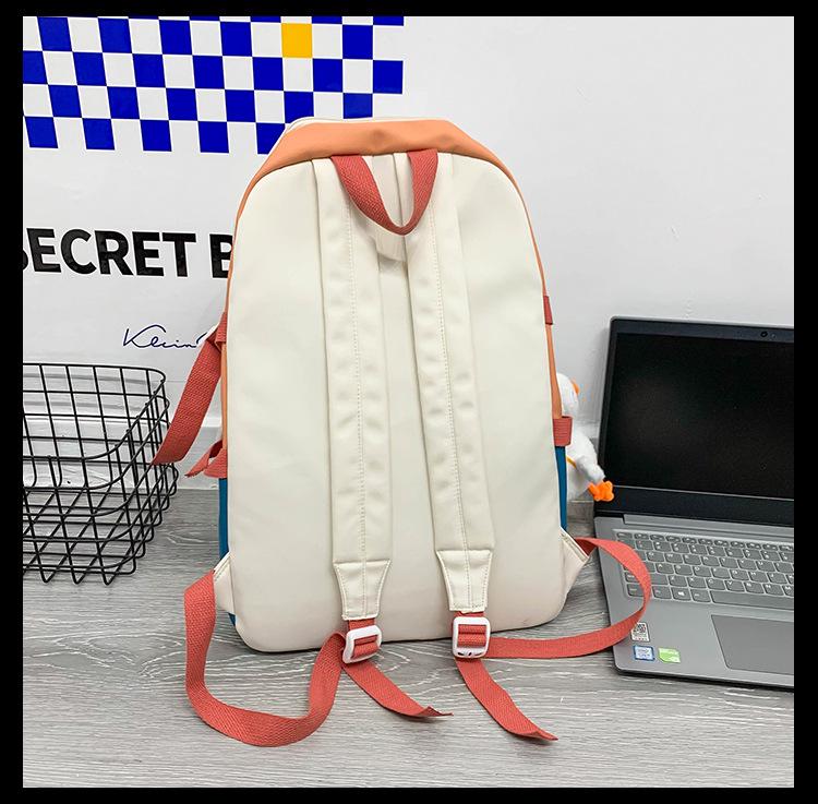 Women's Ins Style Backpack: Large Capacity, Japanese & Korean-Inspired, Perfect for Middle, High School & College Students