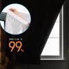 Easy Install Sunshade Curtains Simple Self-Adhesive Shading Sunshade Curtain Punch Free Double Sided Silver Insulated Anti-UV