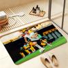 D-Declan R-Rice Football Short Plush Rug Carpet mat Machine Washable Soft Comfortable Anti‑Slip Floor Mat Home Decor