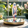 Patriotic Wall Decor, Vintage Independence Day Hanging Decor with Happy 4th of July, American Flag Gnomes, Fireworks & Stars - Lightweight Durable