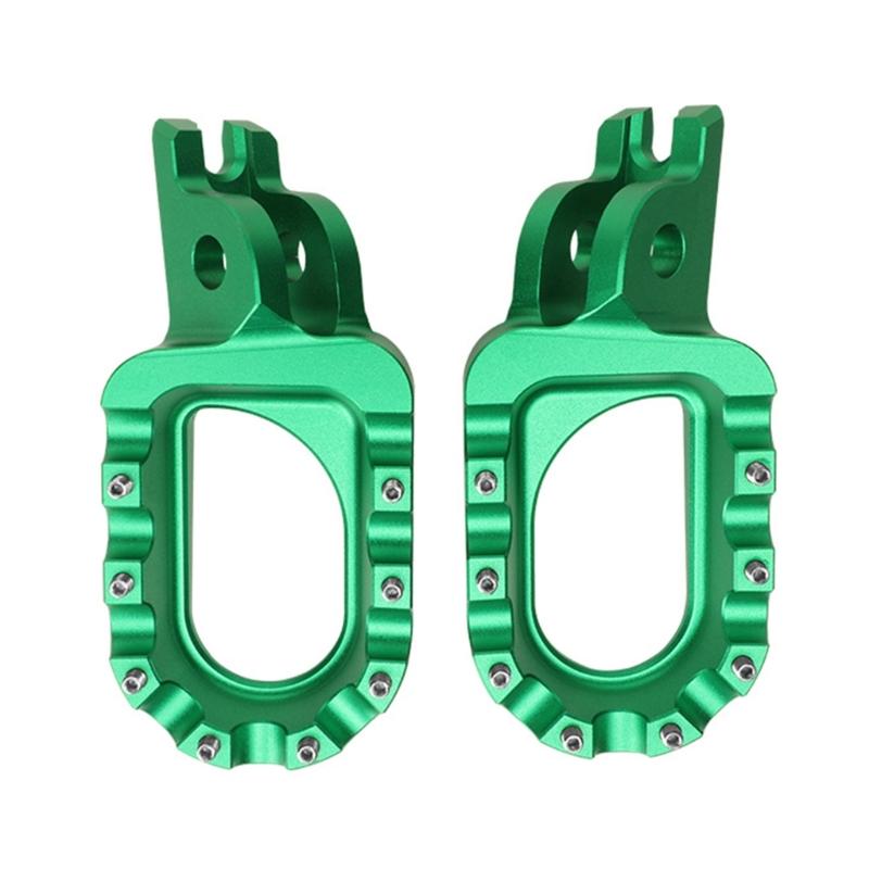 

Dirt Bike Footrests Pedals with Studded Designs Suitable for Riders Trail Riding Superior Tractions in Muddy Conditions 1 зелёный
