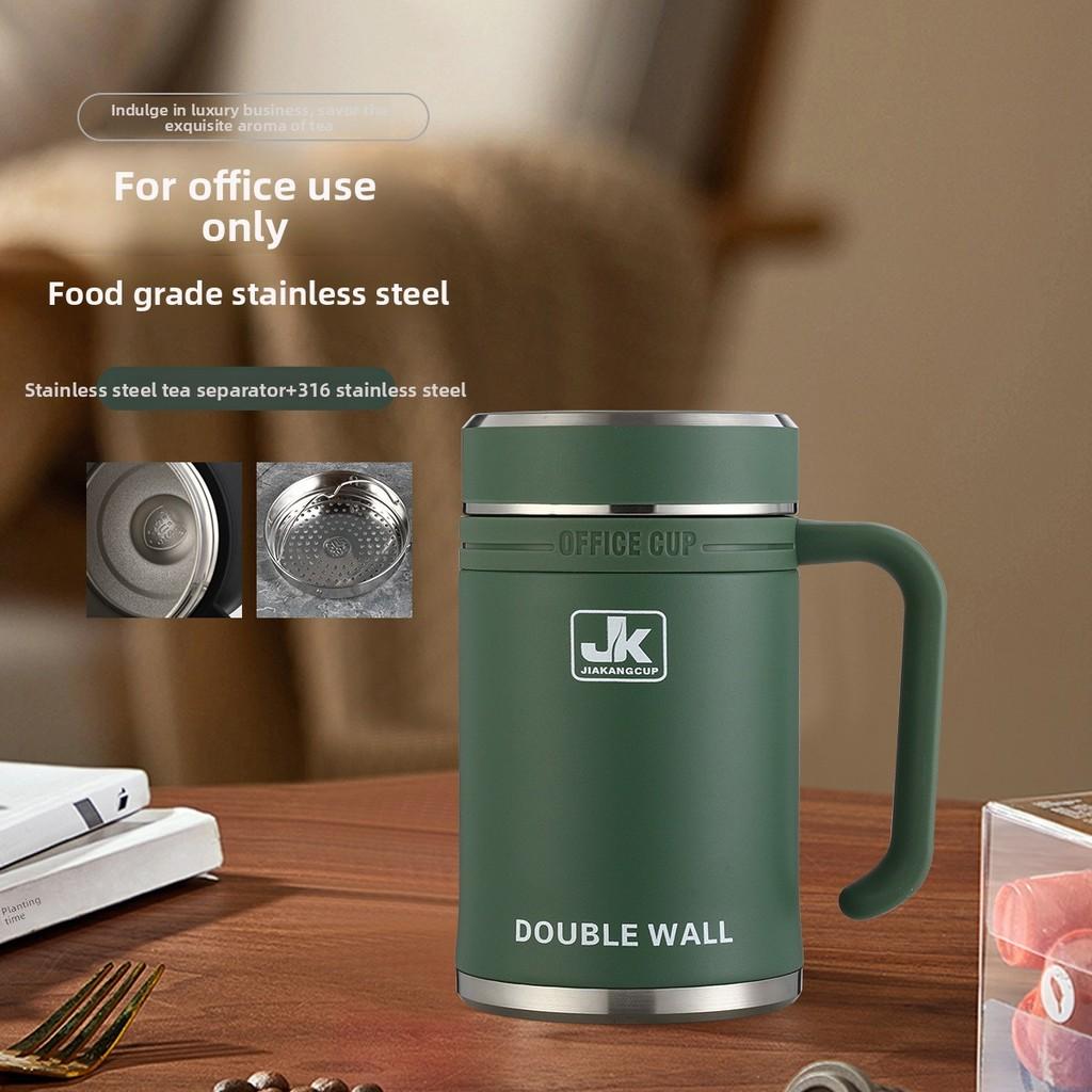 Stainless Steel Travel Mug With Leakproof Lid And Vacuum Insulation For Commuters