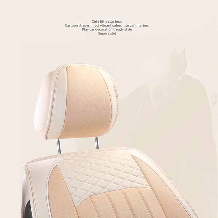 Full Envelope Car Seat Cover Breathable Seat Cover Linen Special Cushion Four Seasons Universal Seat Cushion