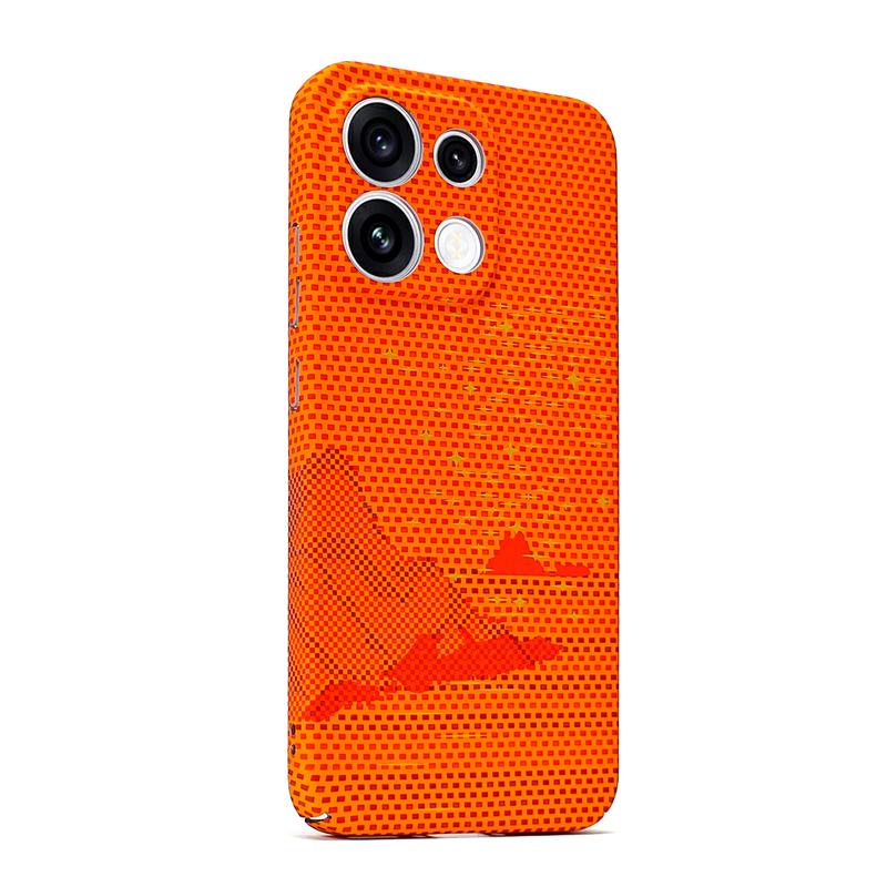 For Oppo Reno 16 F Reno16 FS 16F 5G Case For Magsafe Magnetic Carbon Fiber Striped Pattern PC Lightweight Hard Cover