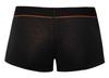 Svenjoyment - Black Men's Boxer Shorts With Red Thin Waistband 2XL
