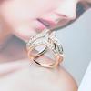 Fashion Tri-circle Scarf Women Ring Shawl Buckle Brooch Clip Jewelry Accessories