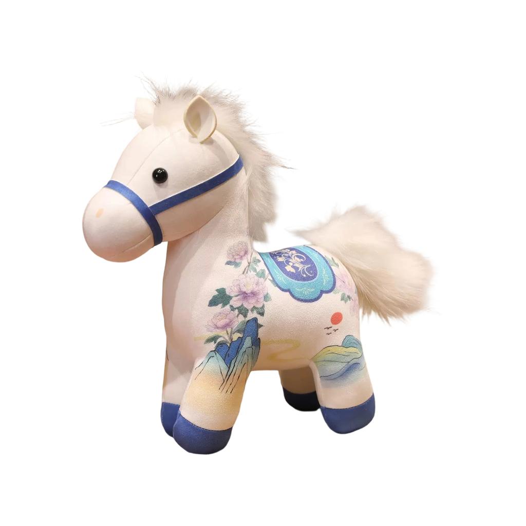 20cm Plush Horse Stuffed Doll, Soft Fabric And Portable Design, Men Women Kids Backpack Purse Car Home Table Birthday Party Decoration