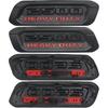 Hood Emblem and Badge (1 Pair) Compatible with 2019-2024 Ram DT 2500 Heavy Duty Truck Accessories Left&Right Side Nameplate Bezel