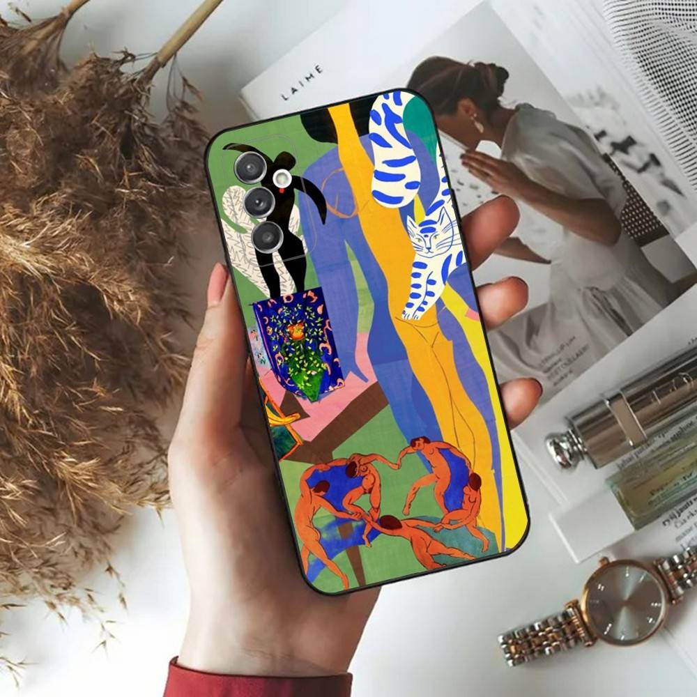 Henri Matisse Art Phone Case For Samsung Galaxy A 91,80,73,72,71,53,52,51,22,5G,Note,J7,8,9 Soft Black Cover