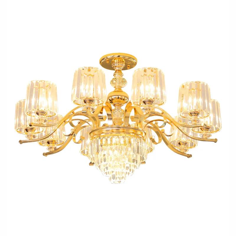 NORMICHY 2024 candelabru de tavan de cristal living sufragerie bucătărie vilă fier forjat lămpi suspendate din sticlă retro clasice