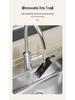 Stainless Steel Multifunctional Sink Sponge & Dishcloth Holder Rack