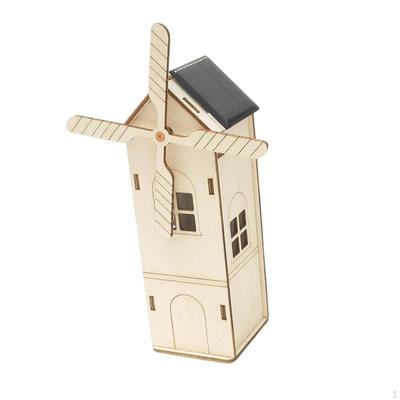 Windmühle Holzhaus Dekoration Physik Projekte für Mädchen Weihnachtsgeschenke
