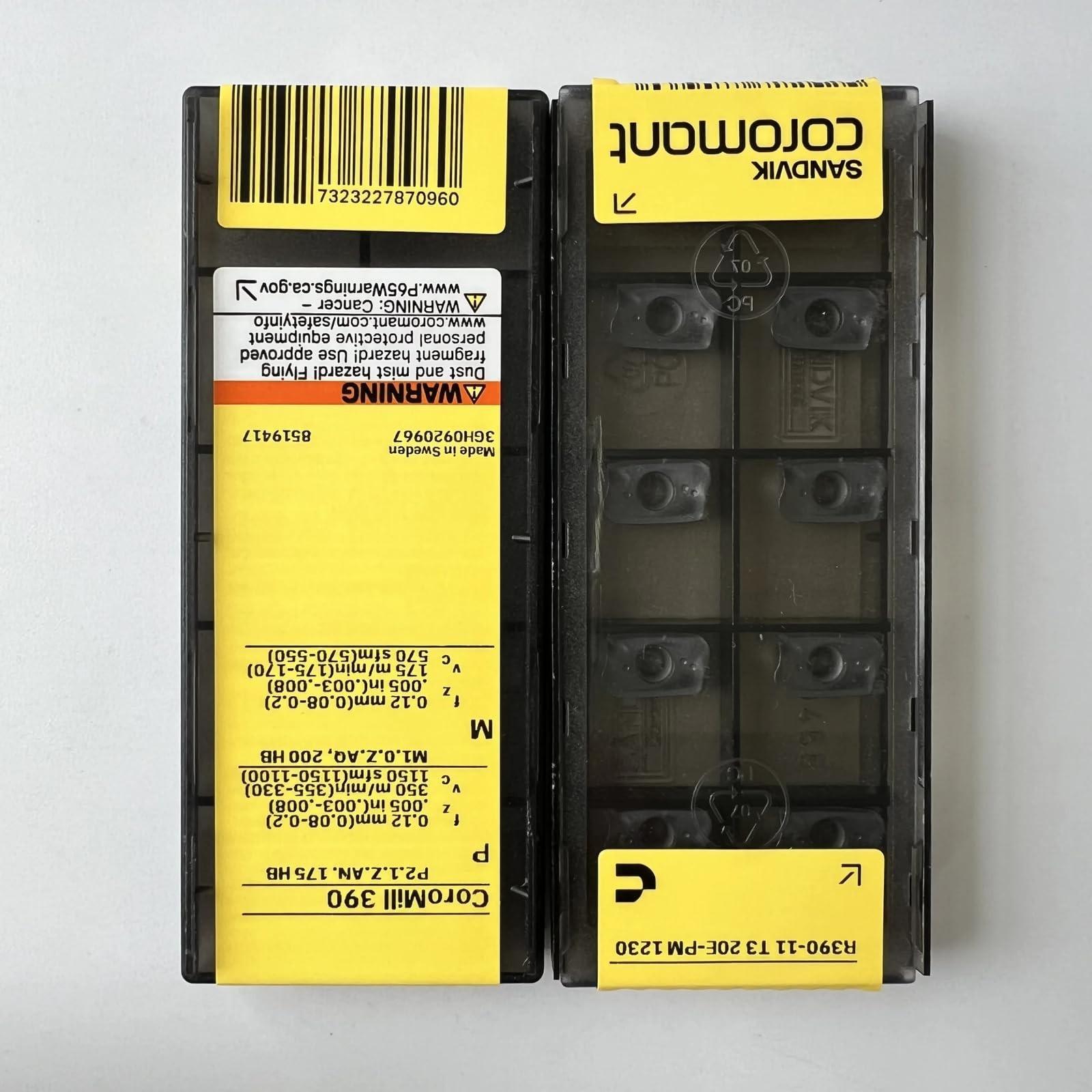 

Original Sandvik / R390-11T320E-PM 1230 / CNC lathe carbide blade 10 Pcs