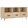 VidaXL Meuble TV chêne sonoma 102x36x50 cm bois d'ingénierie 829007