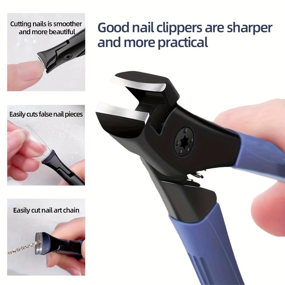 1 Large Opening Sharp Nail Clipper, Compact and Easy To Carry, Designed Specifically for Thick/ Hard Nails, Made of Stainless Steel Material