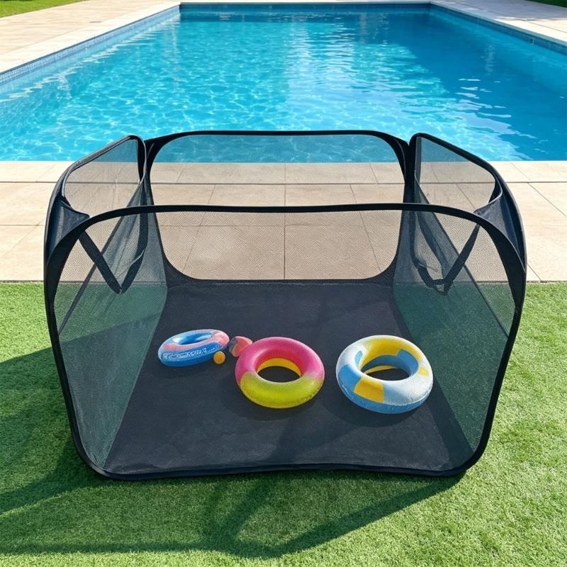 Large Breathable Swimming Equipment Storage Bag With Carbon Construction For Beach And Garden Use