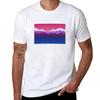 Bisexual Pride Mountainous Landscape T-Shirt sublime hippie clothes new edition t shirts for men graphic