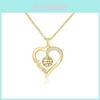 Baseball Necklace Heart Shaped Pendant For Mothers Day Gift Women Jewelry