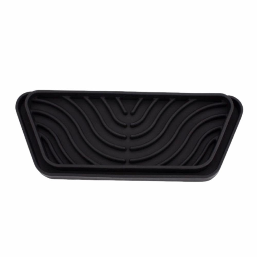 Silicone Refrigerator Drip Tray Catcher Easy-To-Clean Raised Grooves Water Dispenser Drip Tray Cuttable Eco-Friendly