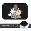 1pc Non-slip Cute Rabbit Home Doormat | Lightweight Polyester Machine Washable, Rectangular Welcome Rug for Indoor Decoration