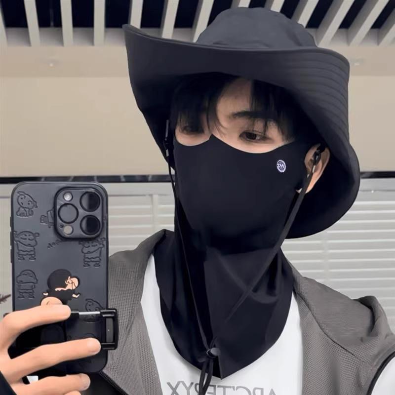 2025 Men's 3D UV Protection Neck and Face Mask for Cycling - Spring & Summer