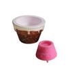 Melting Ice Cream Shape Silicone Mould Plasters Cup Candle Concrete Crafting Reusable Artisanal Tool