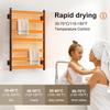 SIOYIE Electric Heated Towel Rack, Towel Warmer with Timer, Smart Bathroom Radiator, Wall-Mounted Heater, Towel Dryer