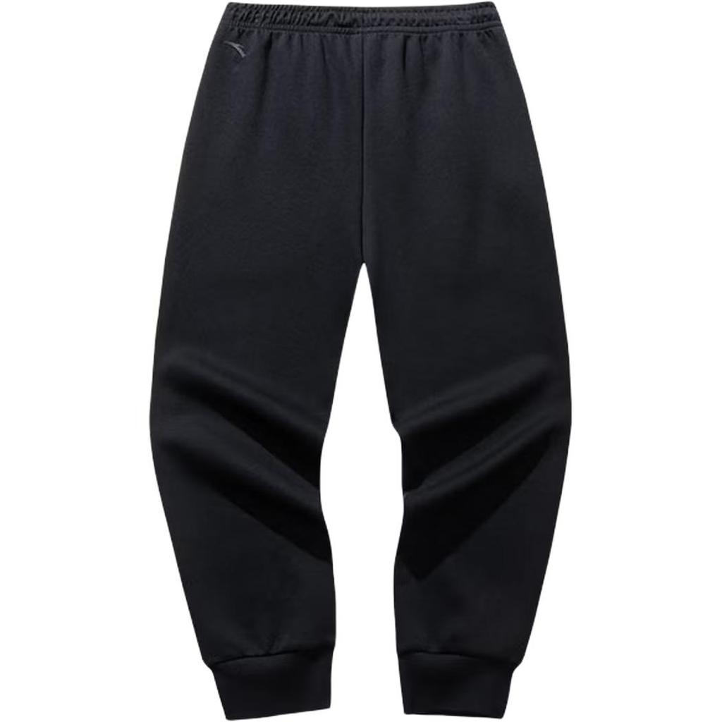 Anta Série Basketball Collection Kyrie Irving Couleur Unie Taille Moyenne Cordon de Serrage Respirant Polyvalent Ample Tricoté Pantalon de Sport à Revers 172511304-2